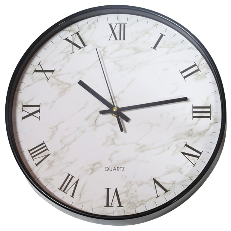 Besk Pulkstenis sienas 30cm, balts |