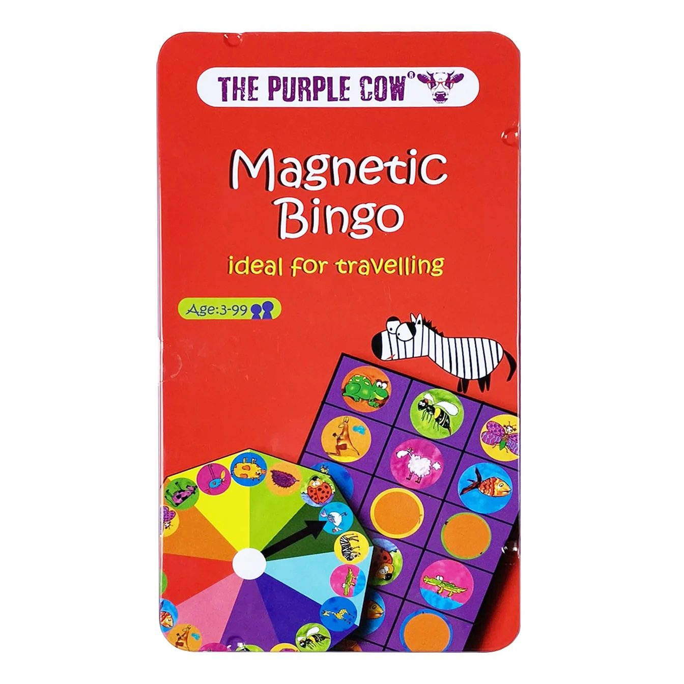 PURPLE COW ceļojumu spēle Animal Bingo