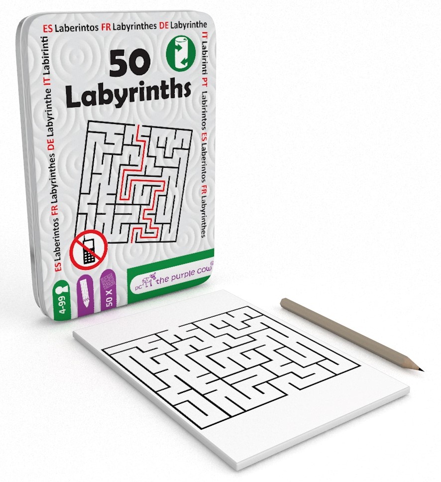 PURPLE COW game 50 Labyrinths, 603