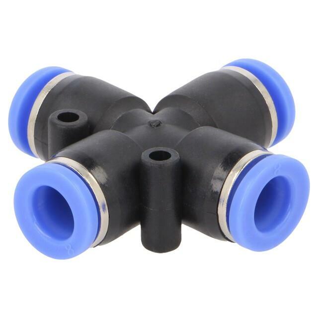 PNEUMAT Push-in fitting; -0.95÷15bar; PBT