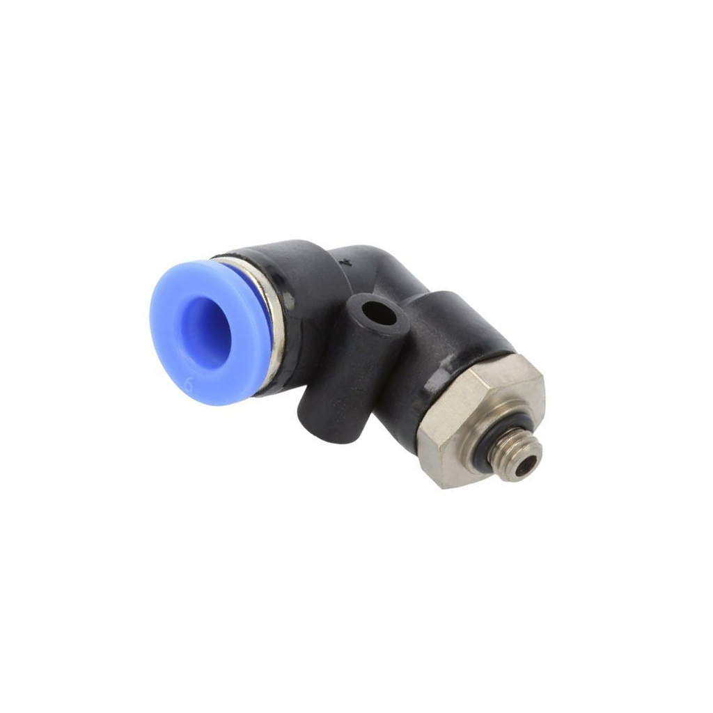 PNEUMAT Push-in fitting; angled; -0.95÷15bar