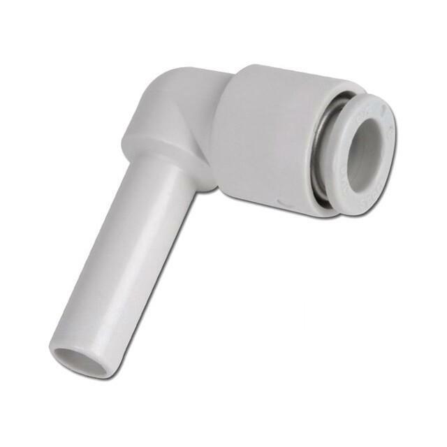 SMC Push-in fitting; angled 90°; -1÷10bar
