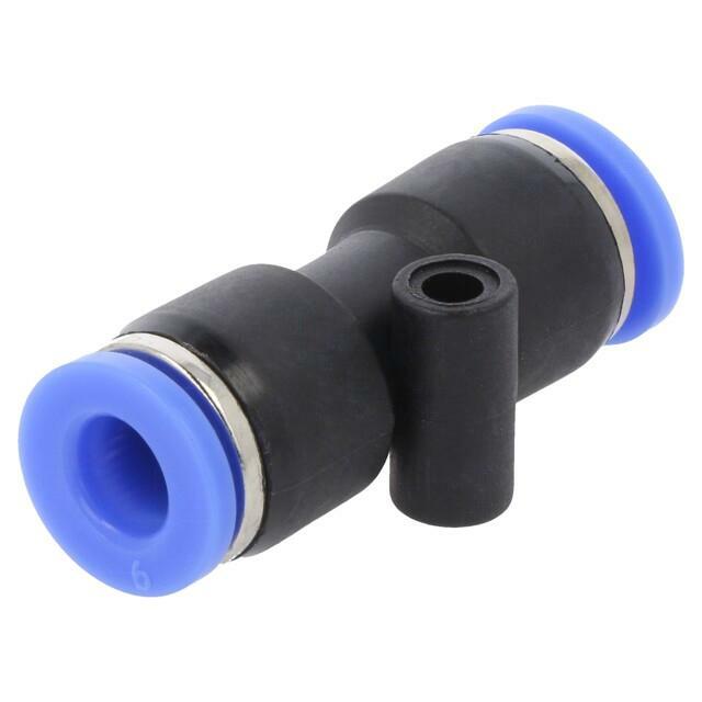 PNEUMAT Push-in fitting; straight,inline splice
