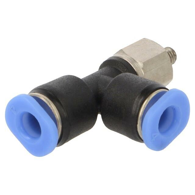 PNEUMAT Push-in fitting; T-tap splitter; -0
