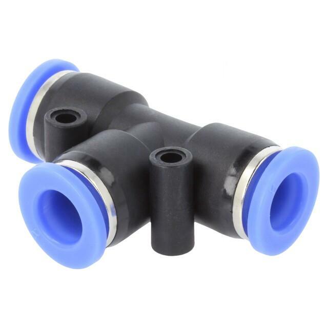 PNEUMAT Push-in fitting; T-tap splitter; -0