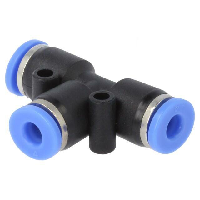 PNEUMAT Push-in fitting; T-tap splitter; -0