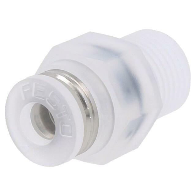FESTO Push-in fitting; threaded,straight; -0