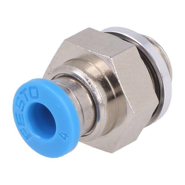 FESTO Push-in fitting; threaded,straight; -0