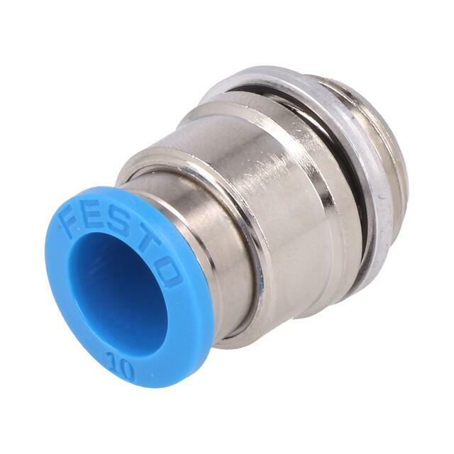 FESTO Push-in fitting; threaded,straight; -0