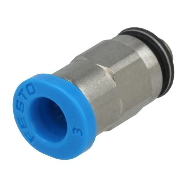 FESTO Push-in fitting; threaded,straight; -0
