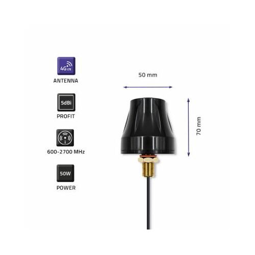 Qoltec 4G LTE omnidirekcionāla antena DUAL