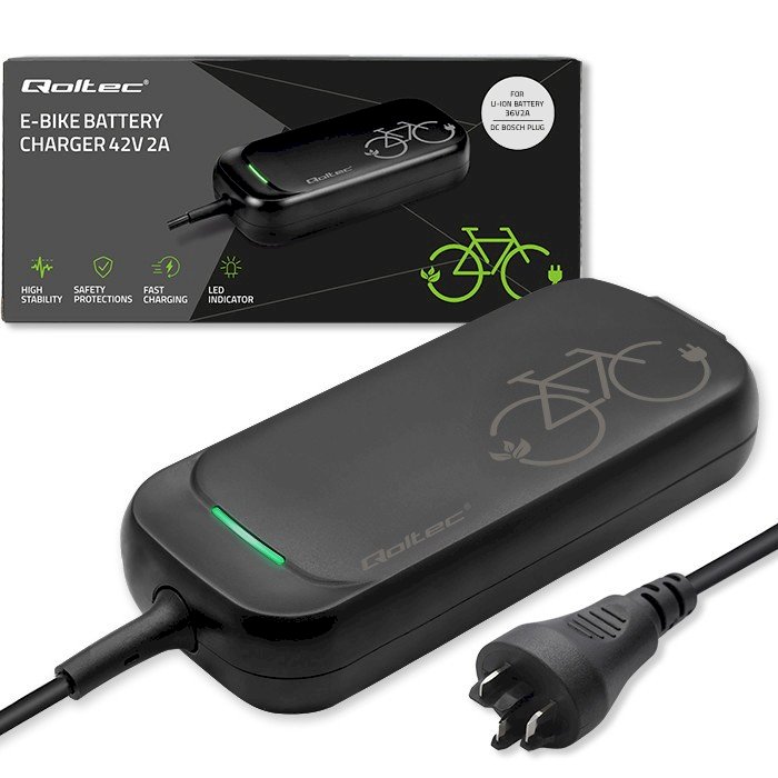 Qoltec Fast Charger for e-bike Bosch