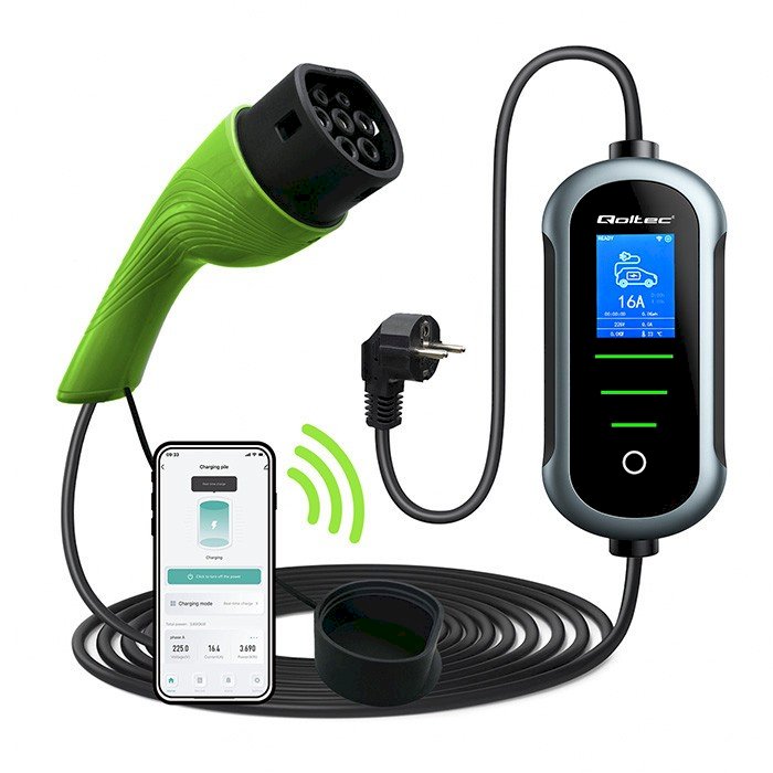 Qoltec Mobile EV Electric Car Charger