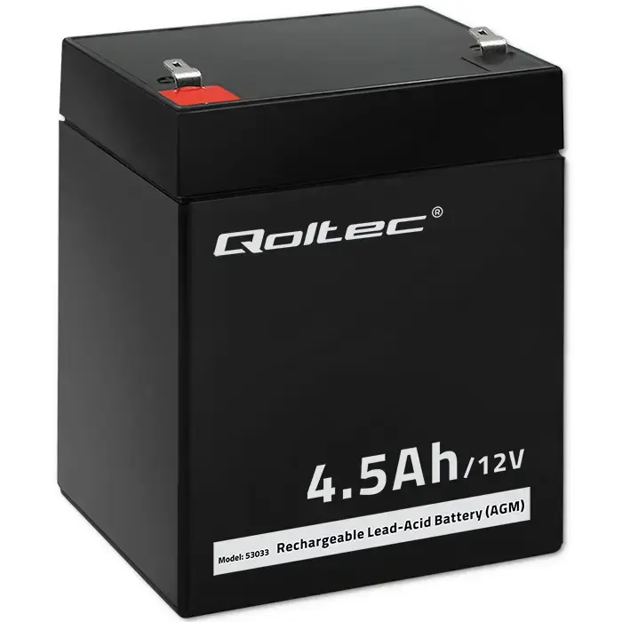 Qoltec AGM battery | 12V |