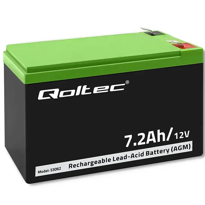 Qoltec AGM battery | 12V |