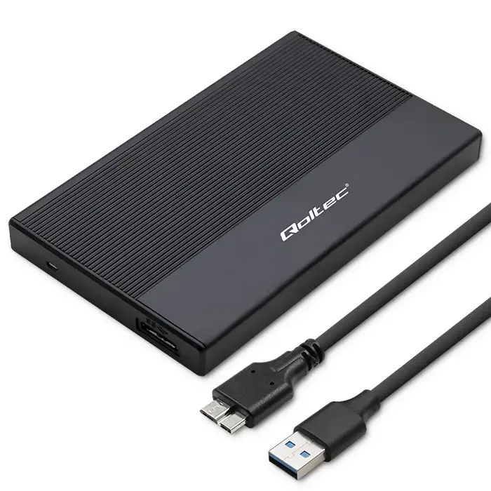 Qoltec Aluminium Enclosure | SSD HDD