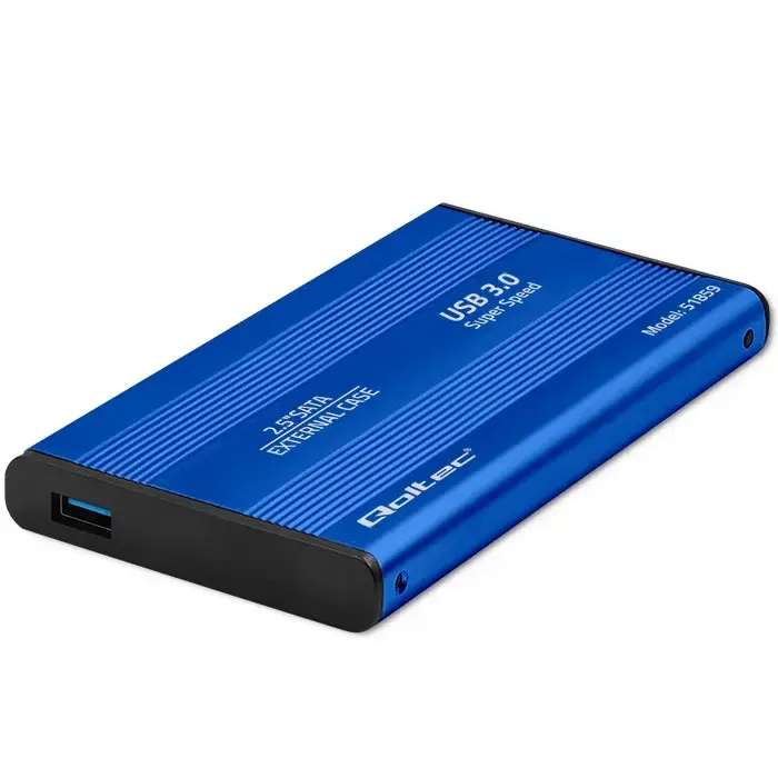 Qoltec Aluminium External Hard Drive Case