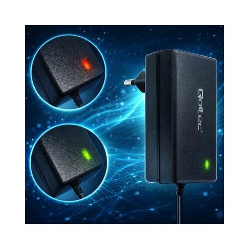 Qoltec automātiskais lādētājs AGM GEL STD