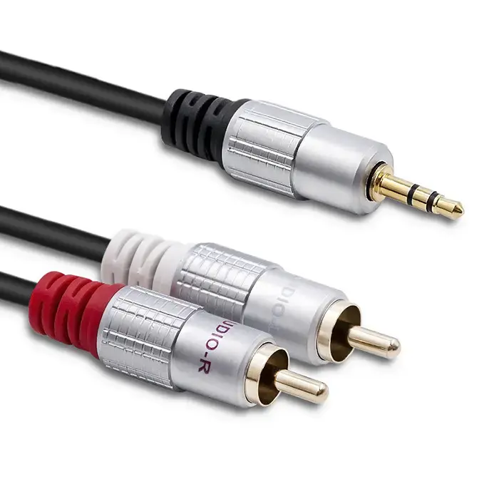 QOLTEC Cable 2xRCA Mini Jack 3