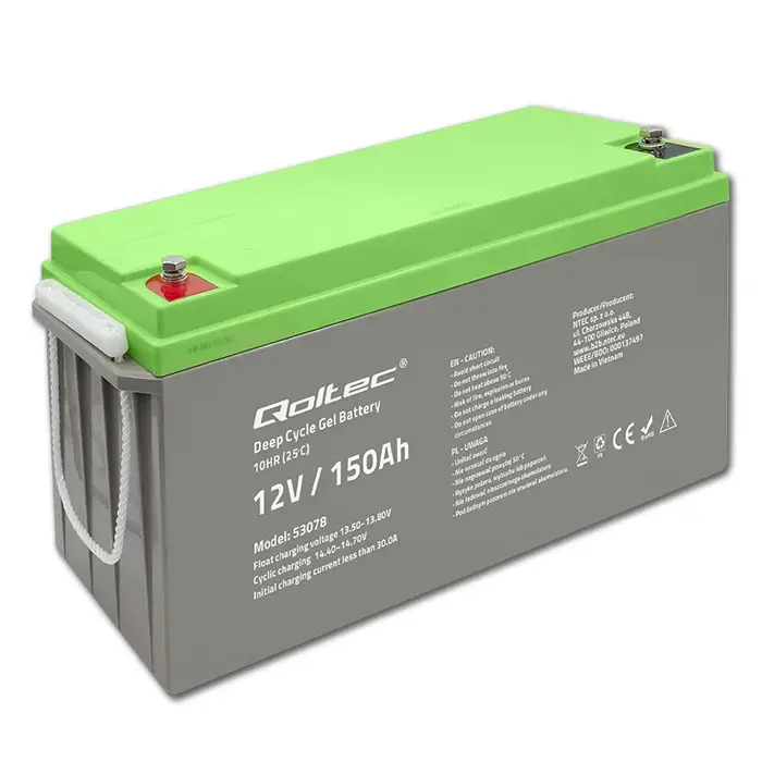 Qoltec Deep Cycle Gel Battery |