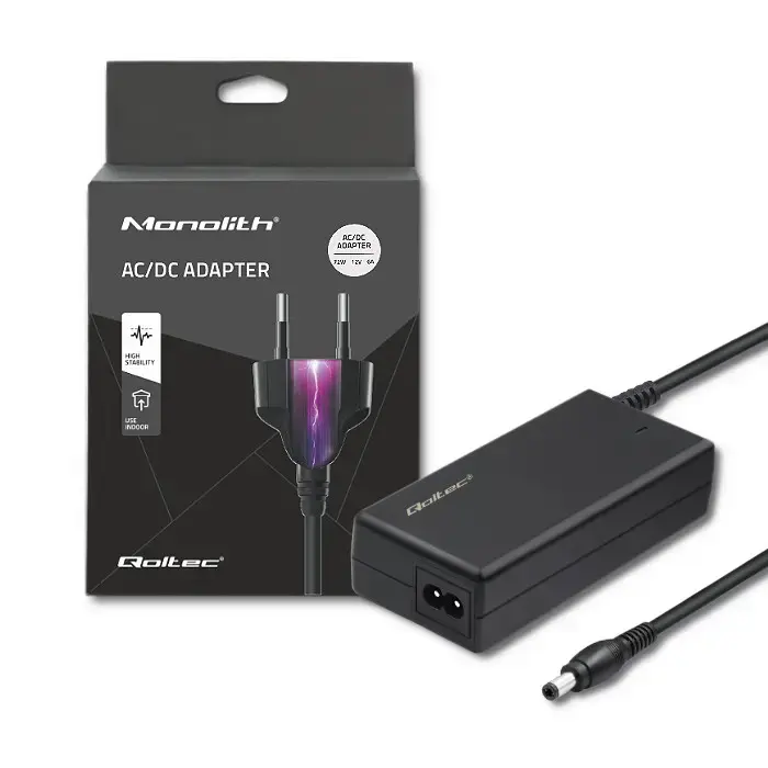 Qoltec Desktop power supply 72W |
