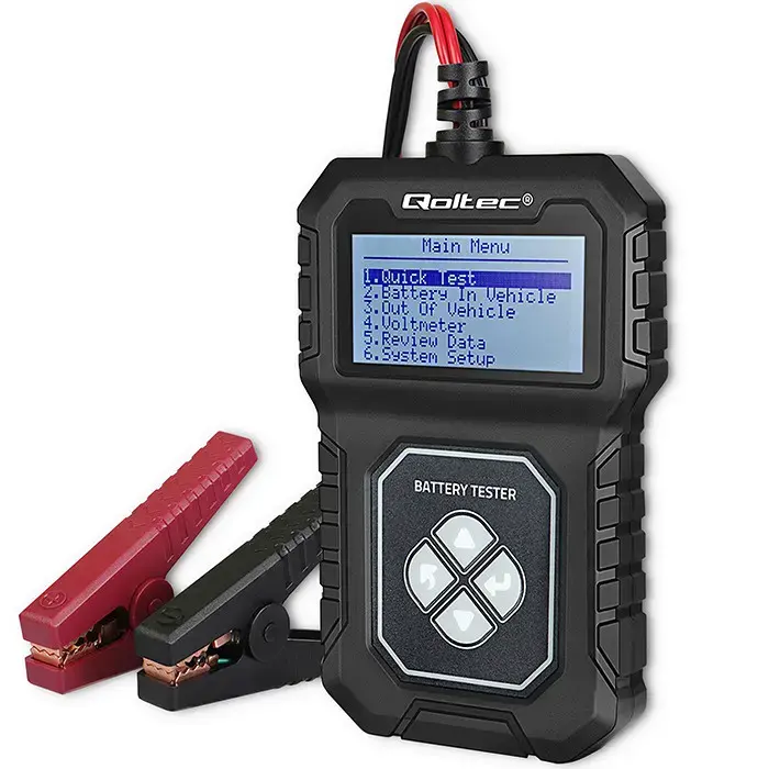 Qoltec Digital Battery tester with LCD