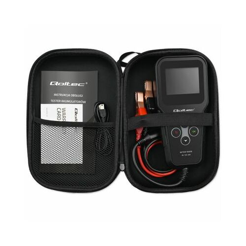 Qoltec digitālā bateriju analizatora testētājs 3-in-1