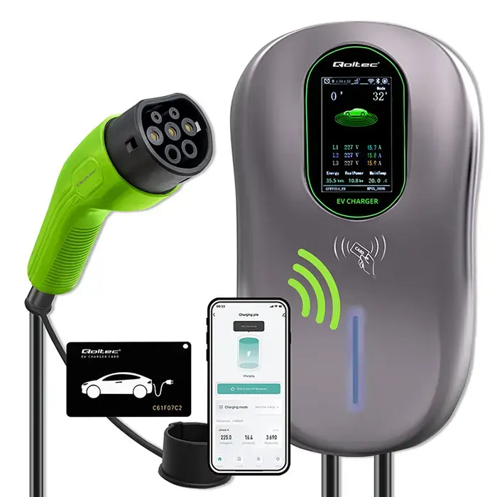Qoltec EV Charging Station 2-in-1 Type2