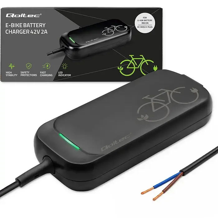QOLTEC Charger for ebike 36V 42V