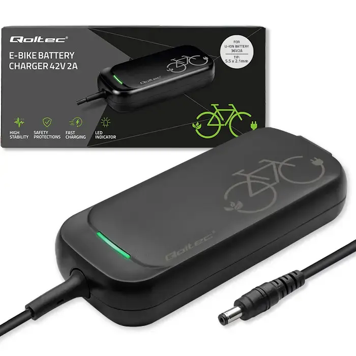 Qoltec Fast Charger for e-bike, electric