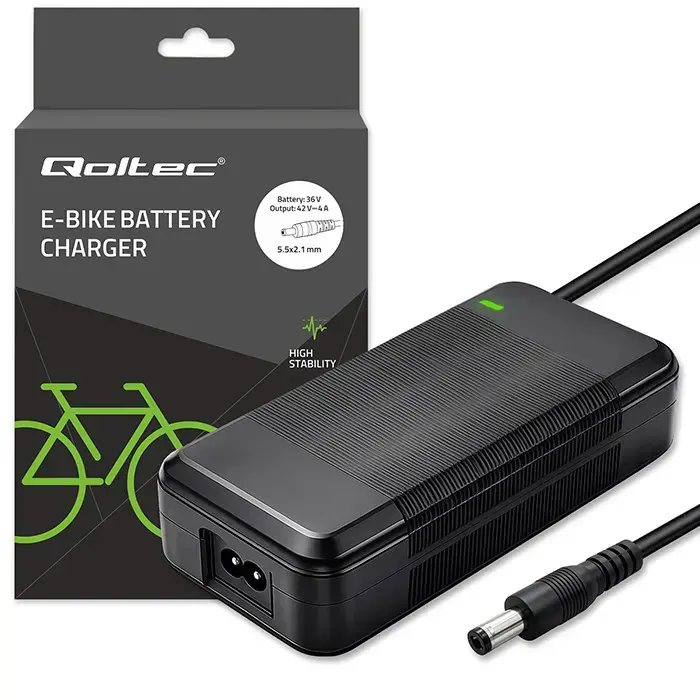 Qoltec Fast Charger for e-bike, electric