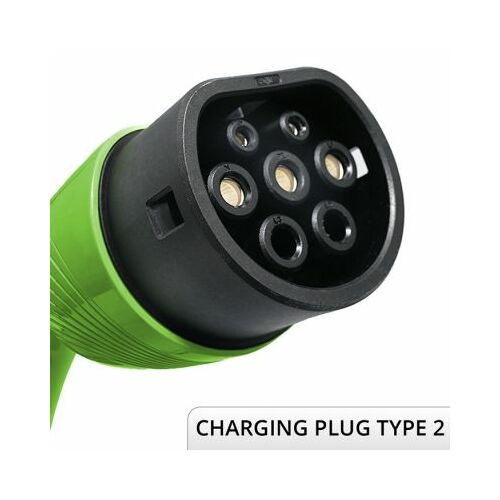 Qoltec mobilais elektroauto lādētājs ar 2in1