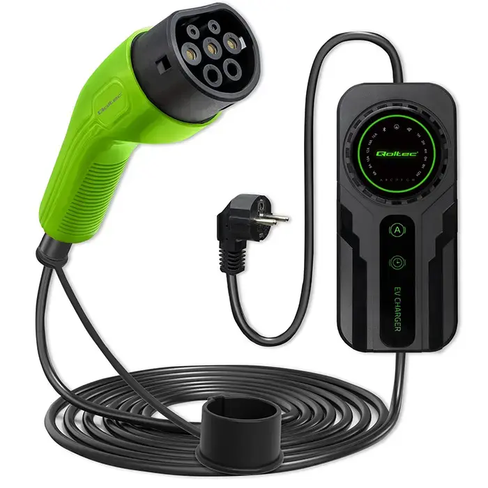 Qoltec Mobile charger for EV 2-in-1
