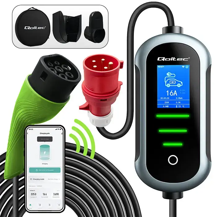 Qoltec Mobile EV Electric Car Charger