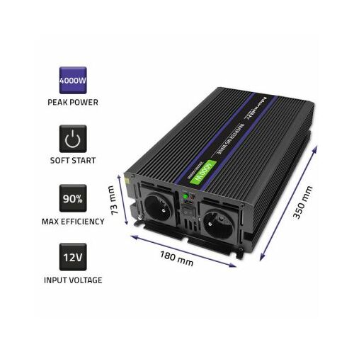 Qoltec monolīta sprieguma pārveidotājs 4000 MS