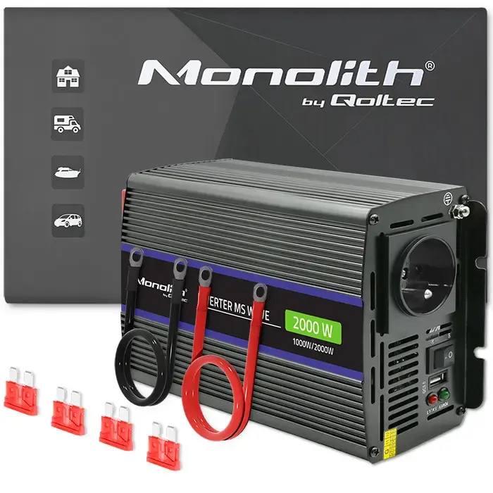 Qoltec Monolith 2000 MS Wave Voltage