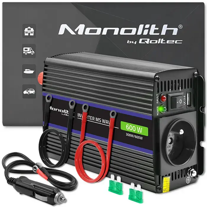 Qoltec Monolith voltage converter 600 MS