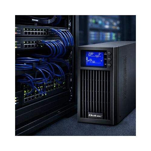 Qoltec nepārtrauktās barošanas bloks UPS tiešsaistē