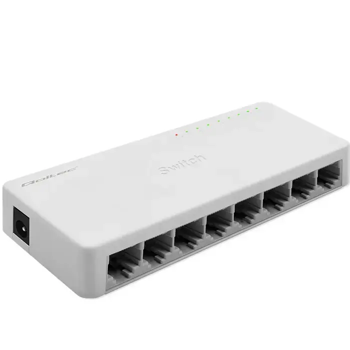 Qoltec Network SWITCH | 8 x