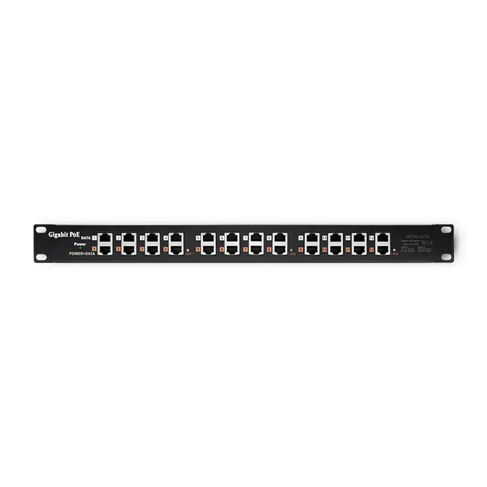 Qoltec Patch panel RACK | 12