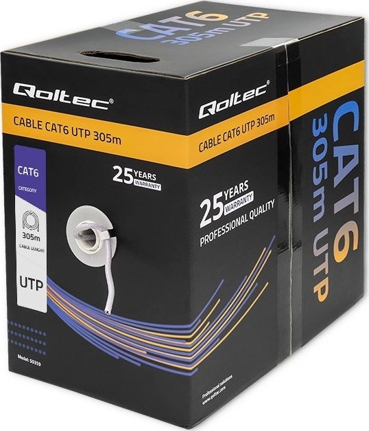 Qoltec Patchcord UTP cable CAT6 305m