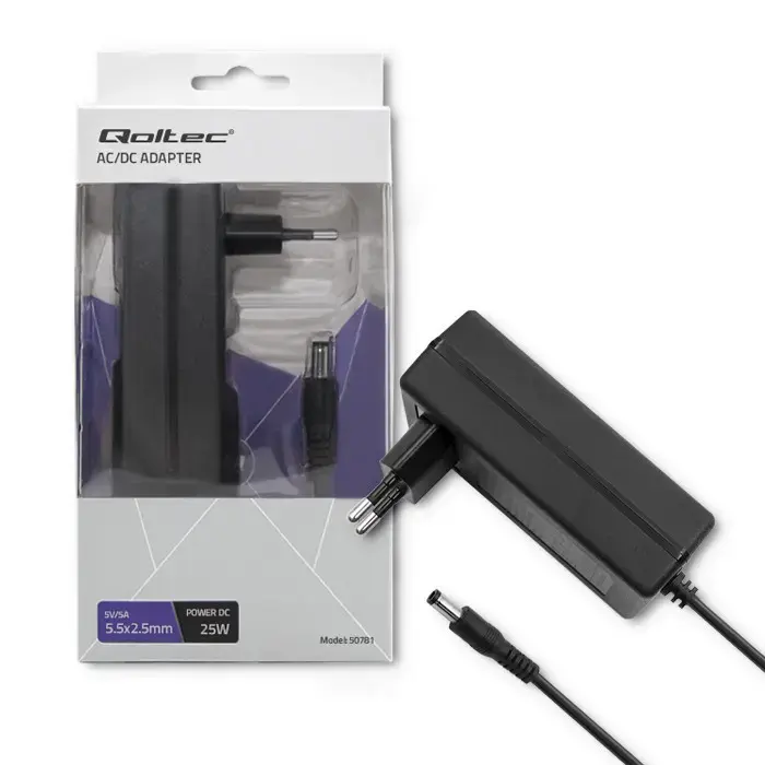 Qoltec ® Qoltec universāls 5V barošanas
