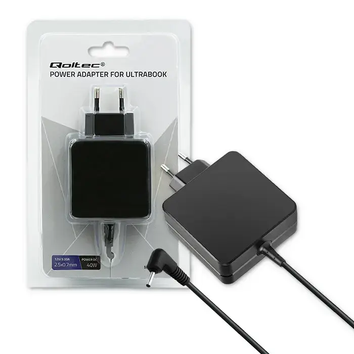 Qoltec Power adapter for ultrabook laptop