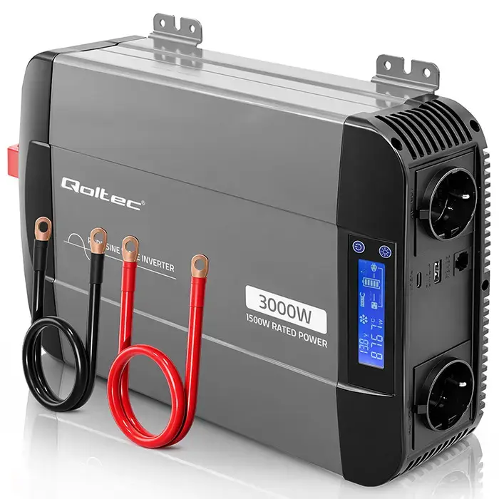 Qoltec Przetwornica napięcia Pure Sine Wave