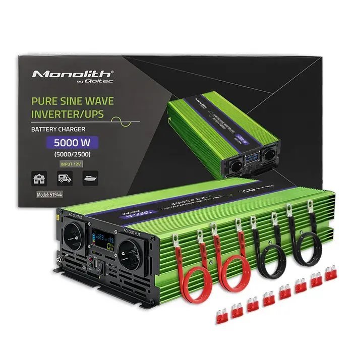 Qoltec Pure Sine Wave Inverter Monolith