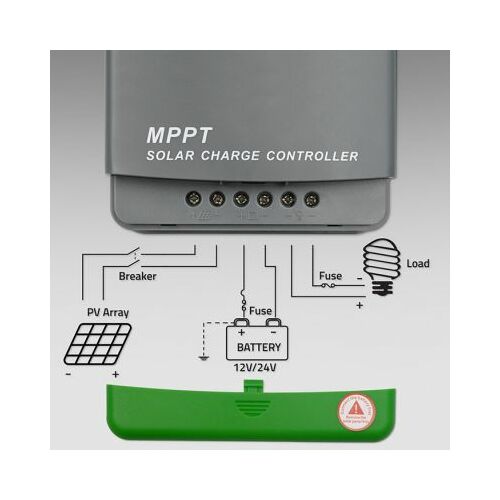 Qoltec saules uzlādes kontrolieris MPPT ar