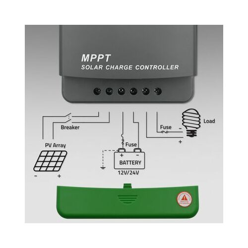Qoltec saules uzlādes kontrolieris MPPT ar