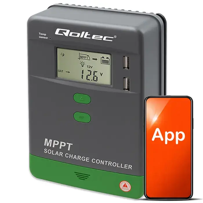 QOLTEC Saules uzlādes kontrolieris MPPT ar