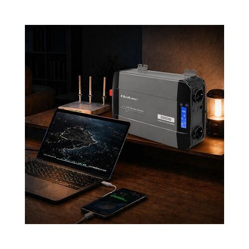Qoltec tīra sinusa viļņu invertors |