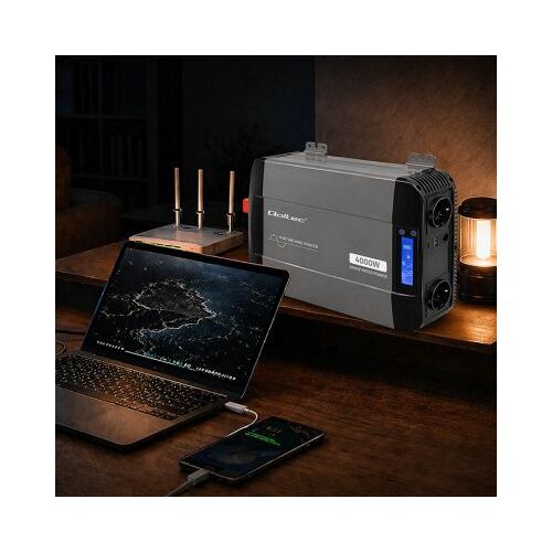 Qoltec tīrā sinusa viļņu invertors |